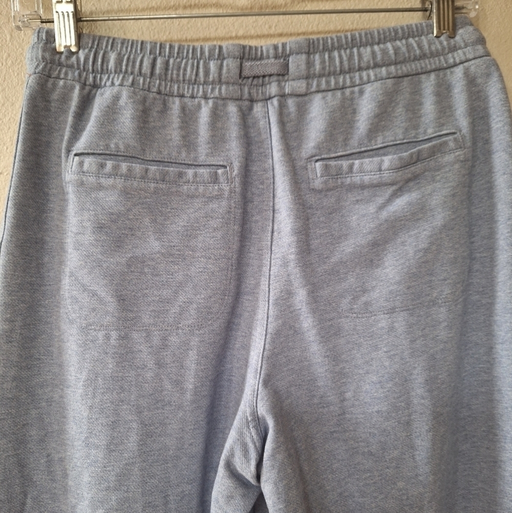 Athleta Womens Farallon Heathered Blue Wide Leg Crop Jogger Size 2 - Picture 7 of 9
